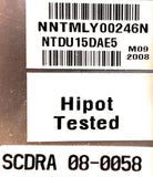 Nortel Networks MG-1000 Media Gateway NTDU15 100-240VAC 5A 50-60Hz 530VA