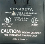 SPN4027A ICC2-500-0050-15 Class 2 Transformer AC Adaptor 24/120VAC 60HZ 8W