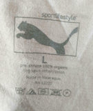 Puma Men's Welcome Bienvenue Bienvenidos Detroit MI Baggage 48 Gray Shirt Size L
