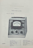 Ellis Associates BAM-1 Bridge Amplifier & Meter Instruction Manual