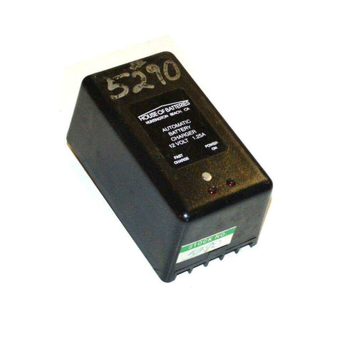 HOUSE OF BATTERIES AUTOMATIC BATTERY CHARGER 12 VOLTS @ 1.25 AMPS