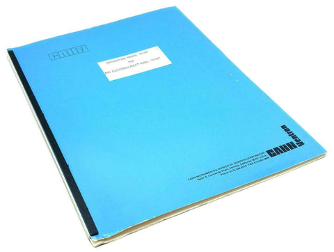Cahn Instruments Model 4100 Electrobalance Instruction Manual