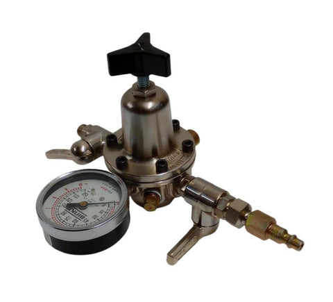 Binks 85-201 Air Pressure Regulator Assembly W/ Gauge 0-150PSI