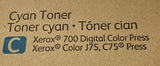 Genuine Xerox 006R01384 Cyan Toner Cartridge 700, J75, C75 Color Press