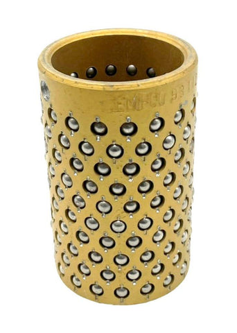 Lempco 9311212 Brass Precision Ball Bearing Retainer Cage 3" L 1-1/2" ID