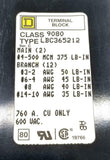 Square D 9080LBC365212 Power Distribution Terminal Block 600 VAC 760 A