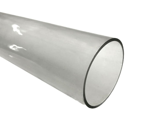 84" Butyrate Cellulose Clear Tubing 4-3/4" OD 4-3/8" ID & 3/16" Wall Thickness