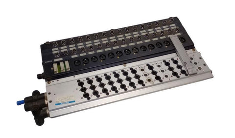 Festo IIFG-02-1/8-14-BU 8-Port Solenoid Valve Manifold Assembly 24VDC 145 PSI