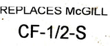 (Lot Of 2) Torrington CRS-8-1 Cam Follower CF-1/2-S
