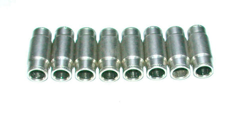 Lot of 8 Generic 1/2 Pneumatic Push Lock Female Coupling Fittings