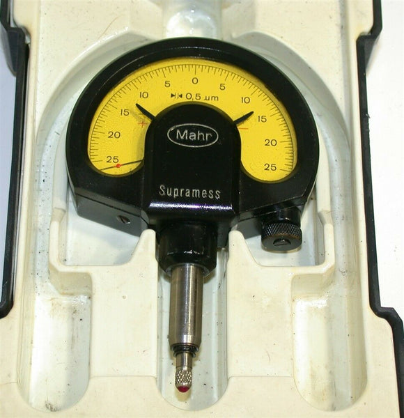 Mahr Millimess Supramess 0.5 um Graduation Dial Indicator Comparator 1