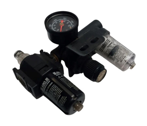 ARO Fluid Power 127122-000 Pneumatic Regulator W/ L26121-100 Lubricator
