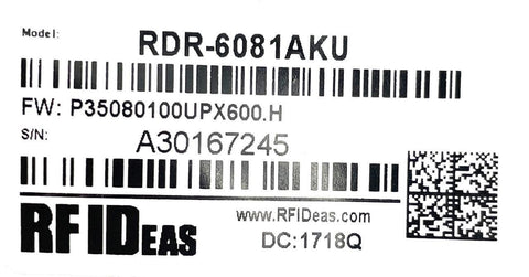 Rdir Rteader RFIDeas RDR-6081AKU pcProx Wave-ID Access Control Proximity Card Reade