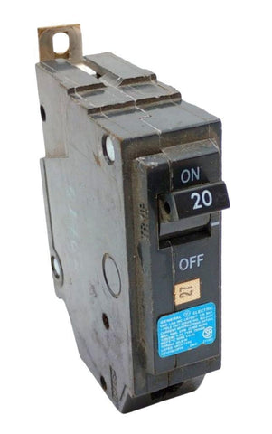 General Electric THHQB120 1-Pole Circuit Breaker 20A 120/240VAC