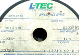 L-Tec 4043-HQ Welding Wire Spool .035" Diameter x 1 Lb.