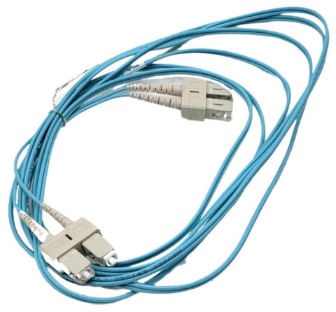 Unirise OM3 Fiber Optic Cable 3-Meter 10Gig Aqua (lot of 6)