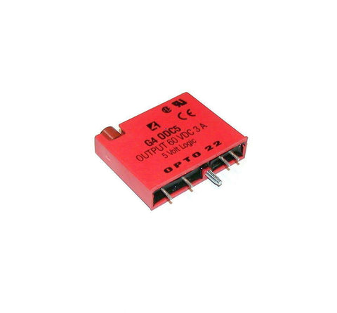OPTO 22  G4 0DC5  Solid State Output Relay 60 VDC 3 Amp 5 VDC Logic