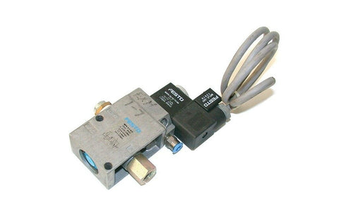 FESTO PNEUMATIC SOLENOID VALVE 24 VDC MODEL MFH-3-/4