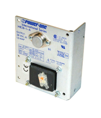 POWER ONE HB28-1-A POWER SUPPLY 24 VDC @ 1 AMPS