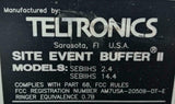 Teltronics SEB II Model 2 Site Event Buffer 14.4BPS 256K RAM
