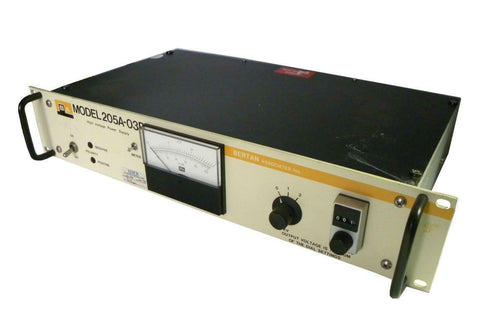 BERTAN ASSOCIATES 205A-03R HIGH VOLTAGE POWER SUPPLY 0-3000 VDC @ 10 MA