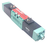 Numatics I12SS6004000061 Solenoid Valve VAK-16 Bar With Two Coils 225-367B