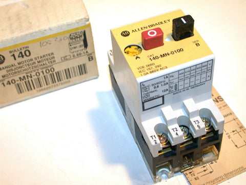 NEW ALLEN BRADLEY MANUAL MOTOR STARTER 140-MN-0100
