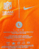 Nike NFL Team Apparel Men's Denver Broncos Orange Short Sleeve Shirt Size Large