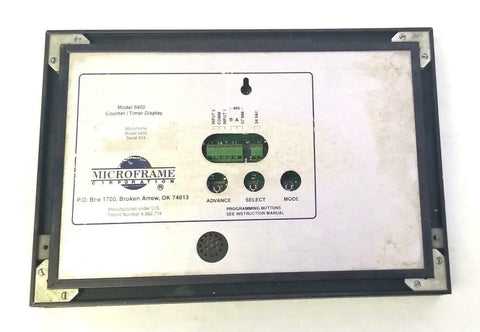 Microframe 5400 Counter/Timer Display 24 VAC