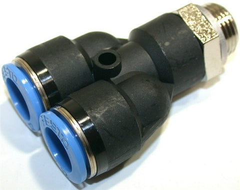 Lot of 10 New Festo QSY-G3/8-12 Push-in Y-fittings 186187