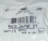 New Square D  9001A-6  Panel Mount Amber Pilot Light Lens