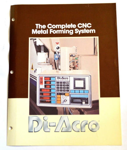 DI-ACRO 122 COMPLETE CNC METAL FORMING SYSTEM BROCHURE