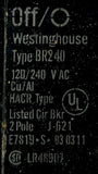 Westinghouse BR240 2 Pole Circuit Breaker 40A 120/240VAC