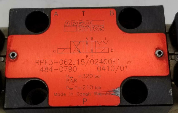 IEQFUE 24V 3-Position 4-Way Solenoid Control Valve RPE3-063C11/02400E1 - Compatible With Argo-Hytos 21GPM 5100 PSI Systems - View #3