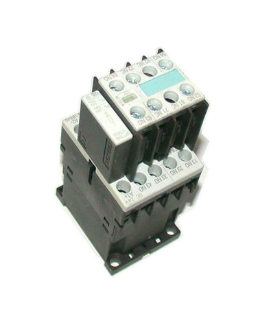 SIEMENS  3RH1140-1BB40  3RH1911-1GA22   MOTOR STARTER RELAY W/AUX.CONTACT BLOCK