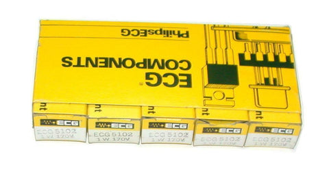 NEW PACK OF 5 ECG COMPONENTS  ECG5102   ZENER DIODES 170V 1 WATT