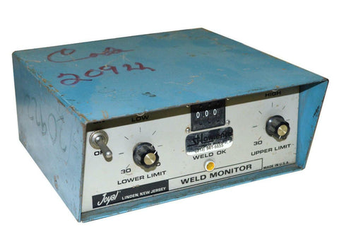 JOYAL JWM WELD MONITOR 115 VOLTS 60 HZ (3 AVAILABLE)
