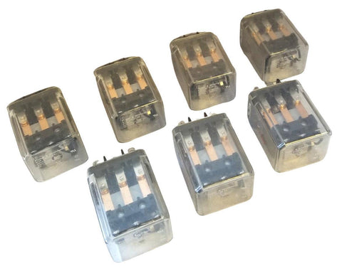 Potter & Brumfield KUP-14D15-24 Relay 24VDC 3-10A 120-600VAC (Lot of 7)
