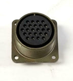 Bendix MS3102E24-28S Female 24 Pin Panel Mount Receptacle 24-28