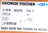 George Fischer 199.025.767 Pneumatic Actuated PVC Diaphragm Valve 1-1/2" 150 PSI
