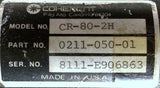Coherent CR-80-2H 0211-050-01 Laser Head 632.8 nm W/Custom Fixture - SOLD AS IS