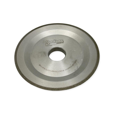 Radiac Abrasives Model 34241012 Grinding Disc CBN150 C100B Max RPM 6025