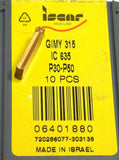 Lot of 8 New Iscar GIMY 315 IC 635 Carbide Grooving/Parting Inserts 6401880