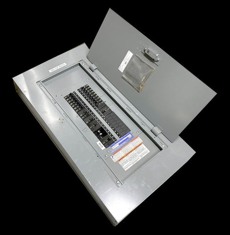 Square D NQ Breaker Panelboard 100A 208Y/120V 3 Phase 4 Wire w/ 22 Breakers