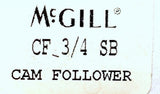 McGill CF-3/4-SB Cam Follower 3/4" Diameter 1/2" Width