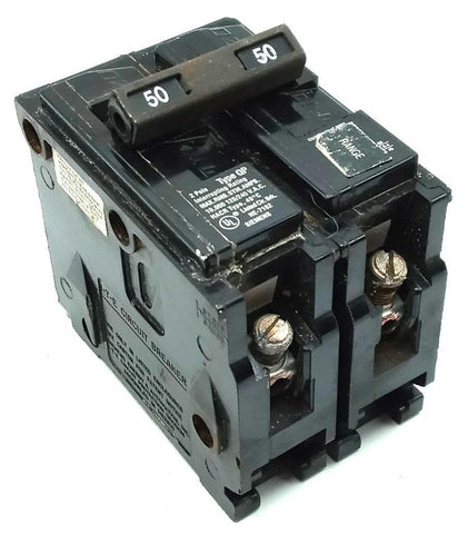 Siemens ITE Q250 2 Pole Circuit Breaker 50A 120/240VAC 1 PH Plug In