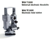 Leica Wild T1600 Universal Electronic Theodolite User Manual & Quick Start Guide