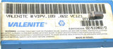 Lot of 9 Valenite Grooving & Turning Inserts VIPV.189.022 VC121