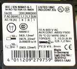 2 SIEMENS MOTOR STARTER RELAY ASSEMBLIES 3RH1140-1AF0