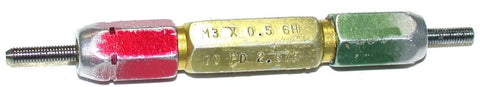 Hemco M3 X 0.5 6H Thread Gage Go/No Go Plug Gage